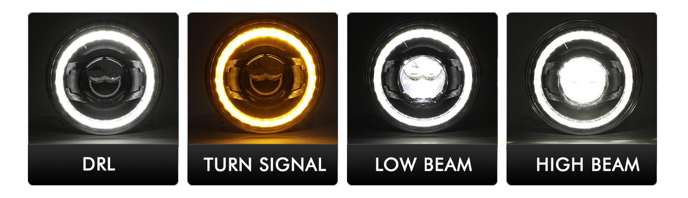 Ignite7 DRL, Turn Signal, Low Beam, High Beam