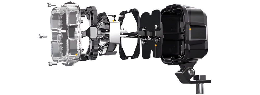 Flashtech TRI-FORGE exploded components view