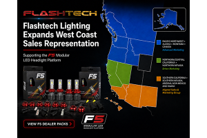 Flashtech Lighting F5 Modular LED Headlight Platform and West Coast Sales Representation Announcement