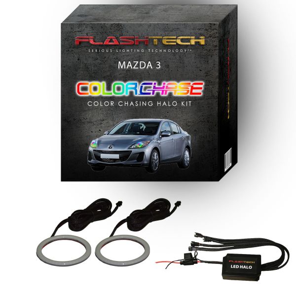 Mazda 3 ColorChase LED Halo Headlight Kit 2010-2013