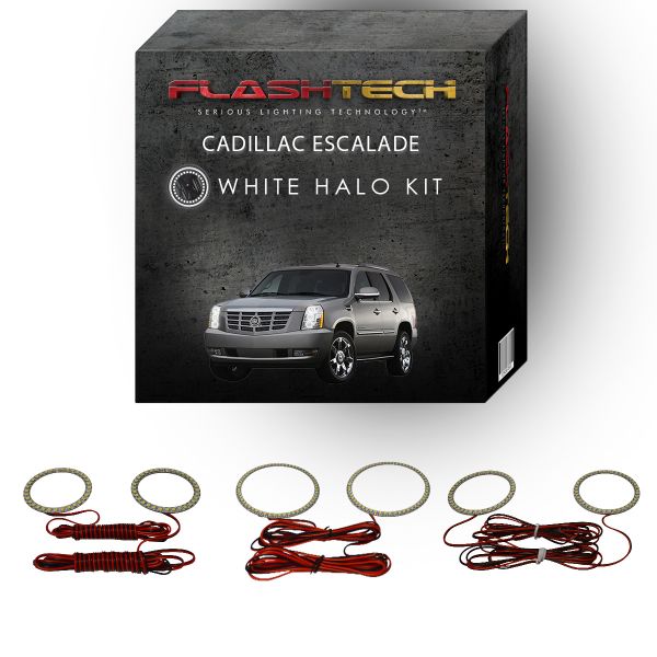 Cadillac Escalade White LED Halo Headlight Kit 2007-2014