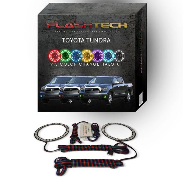 Toyota Tundra V.3 Fusion Color Change LED Halo Fog Light Kit 2007-2013
