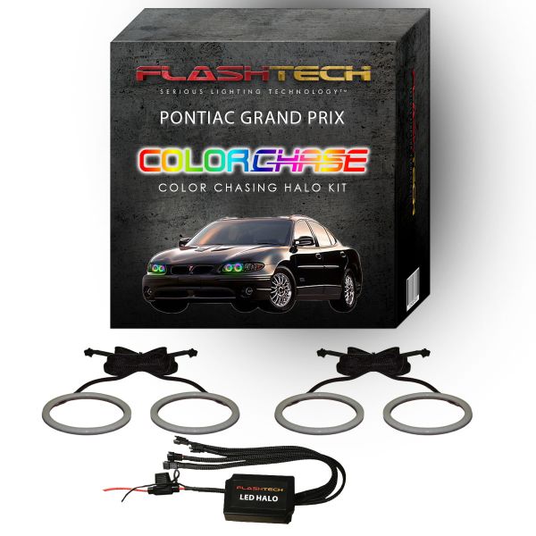 Pontiac Grand Prix ColorChase LED Halo Headlight Kit 1997-2003