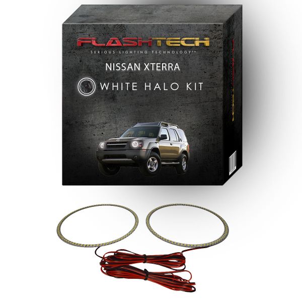 Nissan X-Terra White LED Halo Headlight Kit 2002-2004