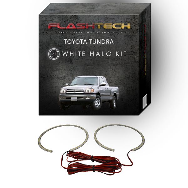 Toyota Tundra White LED Halo Headlight Kit 2000-2004