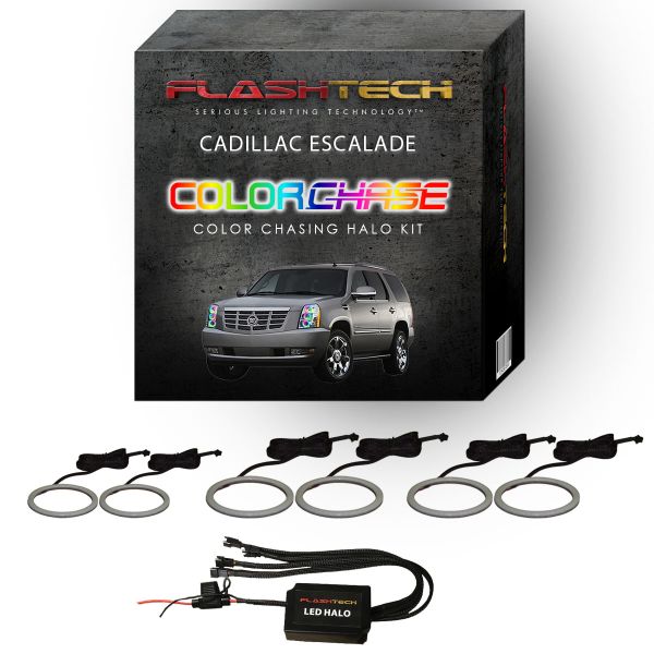 Cadillac Escalade ColorChase LED Halo Headlight Kit 2007-2014