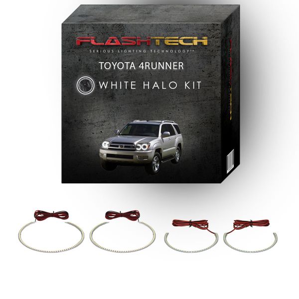 Toyota 4-Runner White LED Halo Headlight Kit 2003-2005