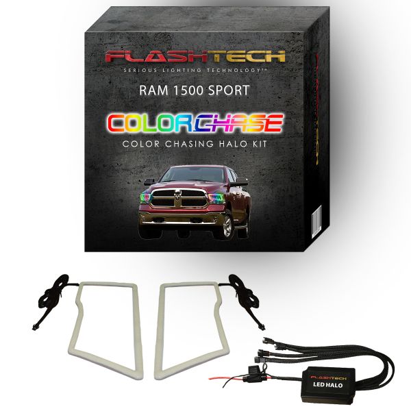 Dodge Ram Sport ColorChase LED Halo Headlight Kit 2009-2016