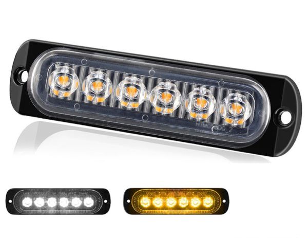 6 LED Slim Strobe Light