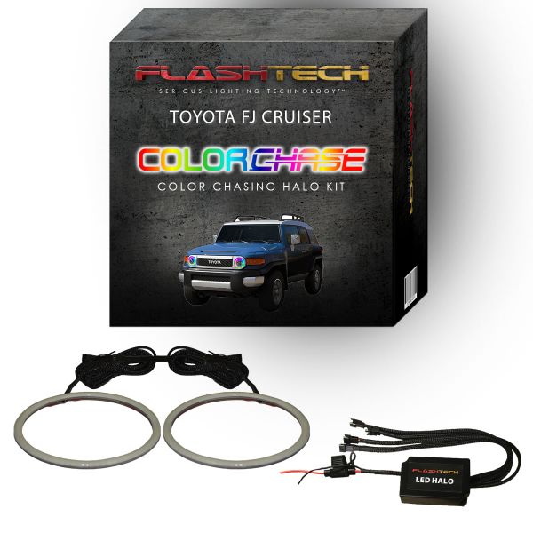 Toyota FJ Cruiser ColorChase LED Halo Headlight Kit 2007-2013
