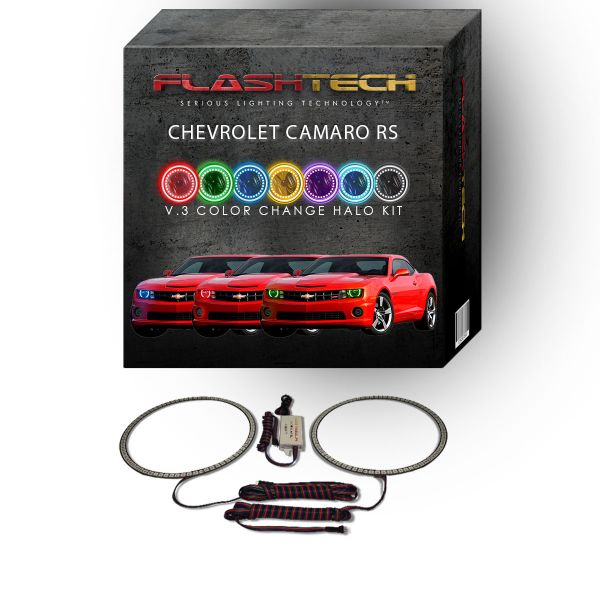 Chevrolet Camaro RS V.3 Color Change LED Halo Headlight Kit 2010-2013