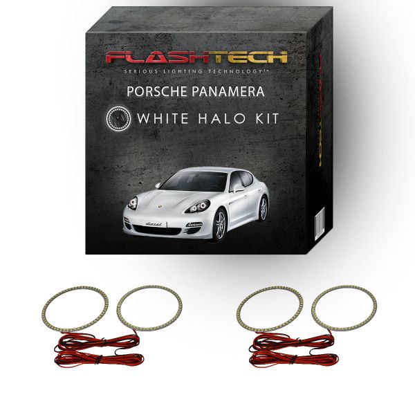 Porsche Panamera White LED Halo Headlight Kit 2010-2013