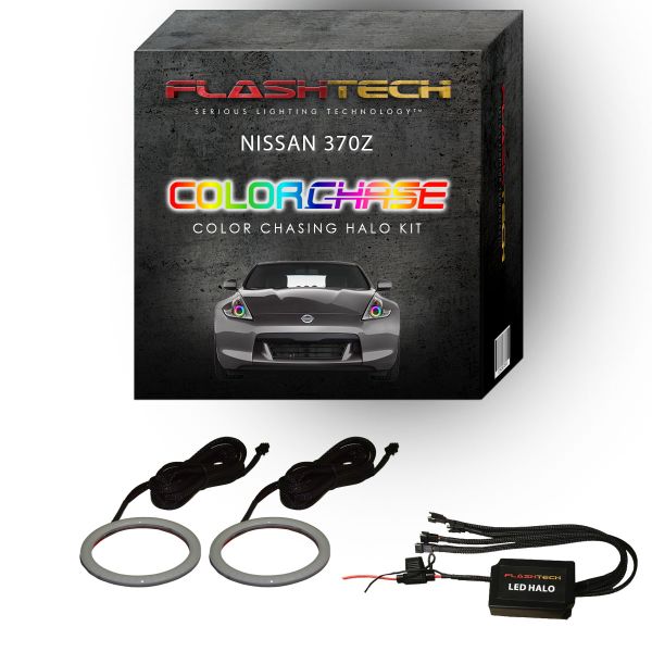 Nissan 370z ColorChase LED Halo Headlight Kit 2009-2016