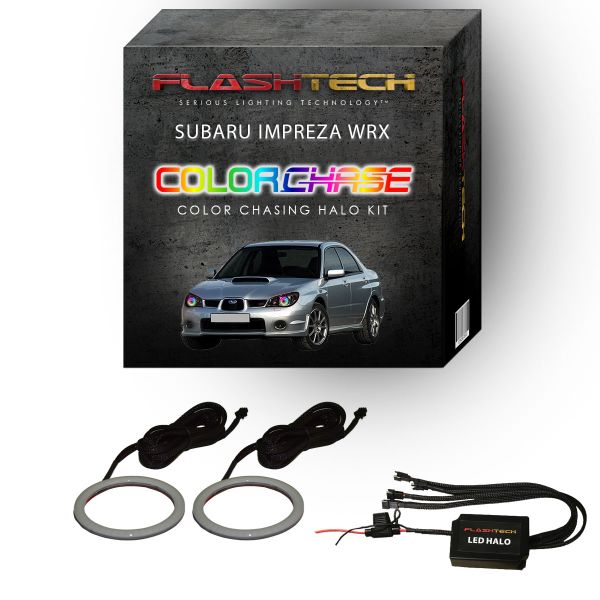 Subaru Impreza WRX ColorChase LED Halo Headlight Kit 2006-2007