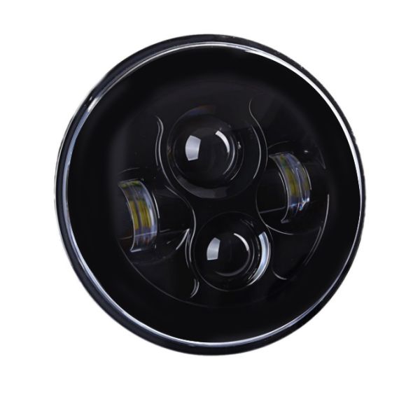 7" Round Headlight 7020 Assembly - Single