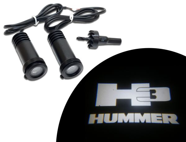 Flashtech Puddle Light Kit for Hummer H3 - White