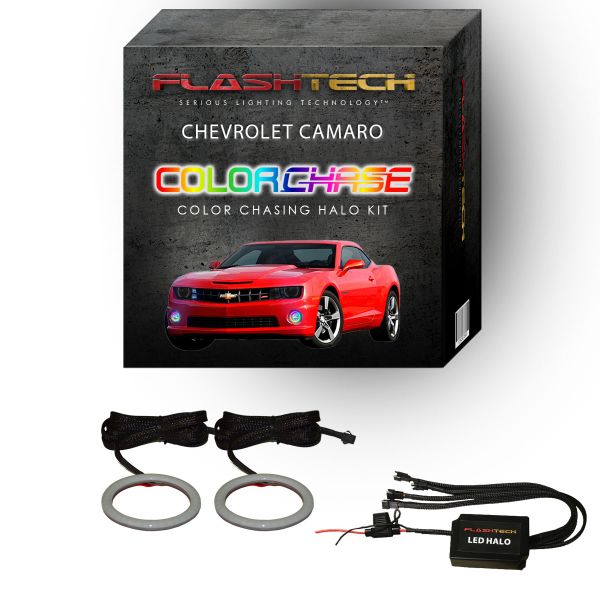 Chevrolet Camaro ColorChase LED Halo Fog Light Kit 2010-2014