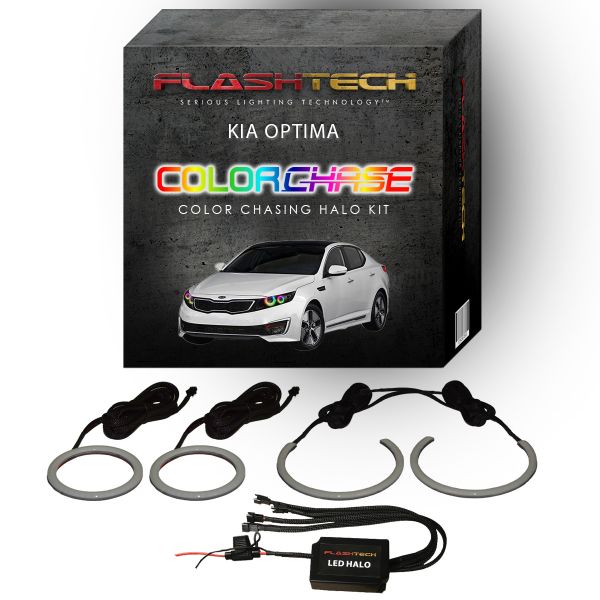 Kia Optima ColorChase LED Halo Headlight Kit 2011-2013