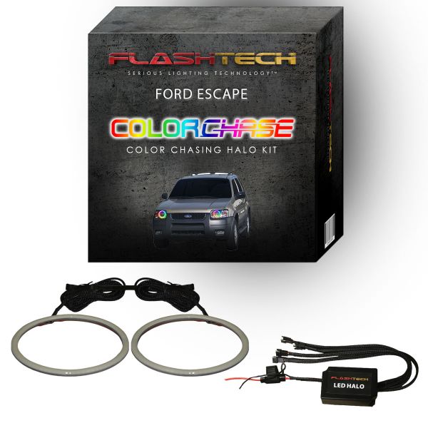 Ford Escape ColorChase LED Halo Headlight Kit 2001-2004