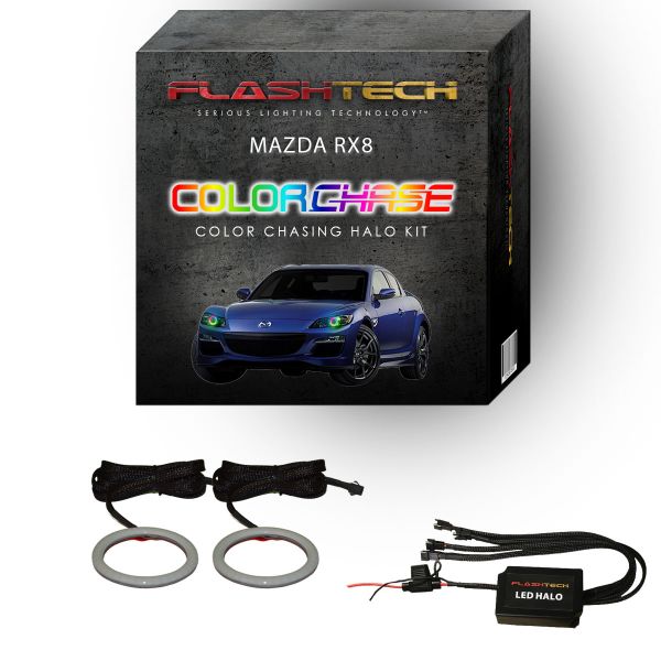 Mazda RX8 ColorChase LED Halo Headlight Kit 2004-2008