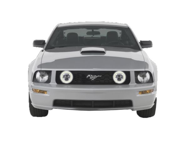 Ford Mustang White LED Halo Fog Light Kit 2010-2014