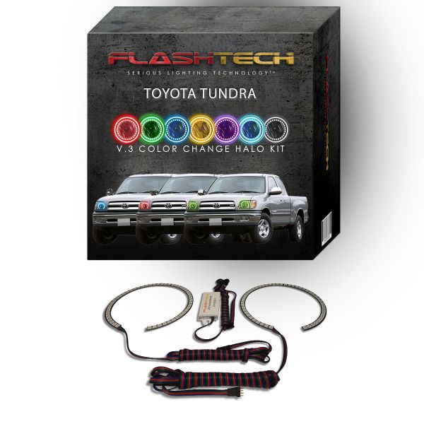 Toyota Tundra V.3 Fusion Color Change LED Halo Headlight Kit 2000-2004