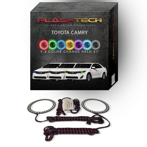 Toyota Camry V.3 Fusion Color Change LED Halo Headlight Kit 2012-2014