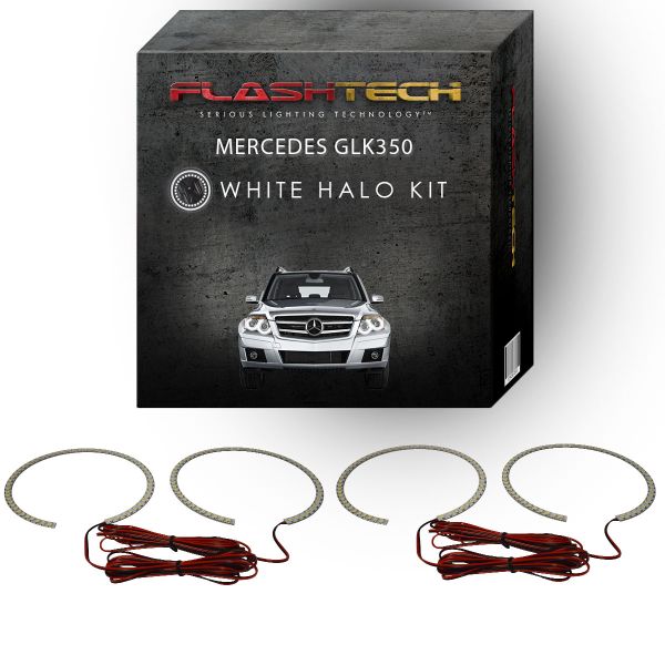 Mercedes GLK White LED Halo Headlight Kit 2013-2014