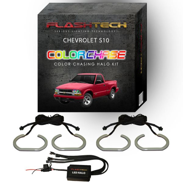 Chevrolet S-10 ColorChase LED Halo Headlight Kit 1998-2004
