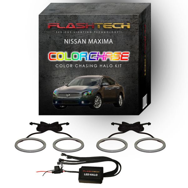 Nissan Maxima ColorChase LED Halo Headlight Kit 2009-2014