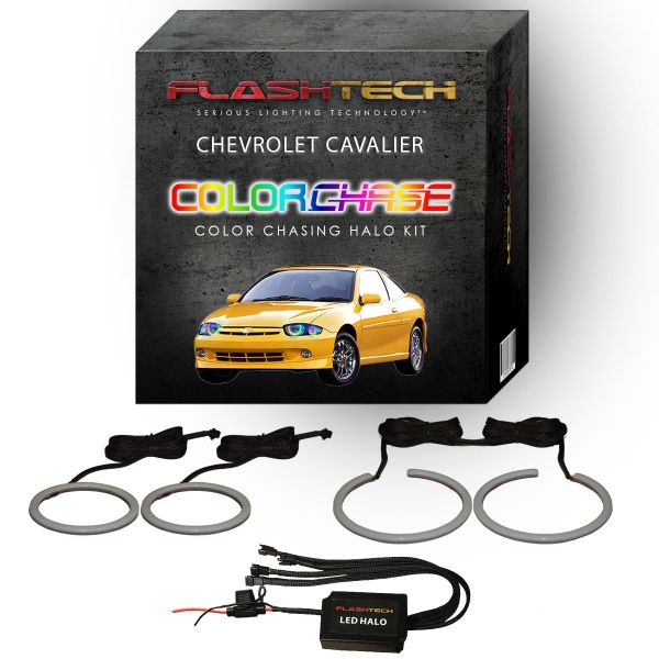 Chevrolet Cavalier ColorChase LED Halo Headlight Kit 2003-2005
