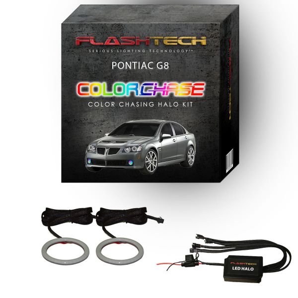 Pontiac G8 ColorChase LED Halo Fog Light Kit 2008-2009