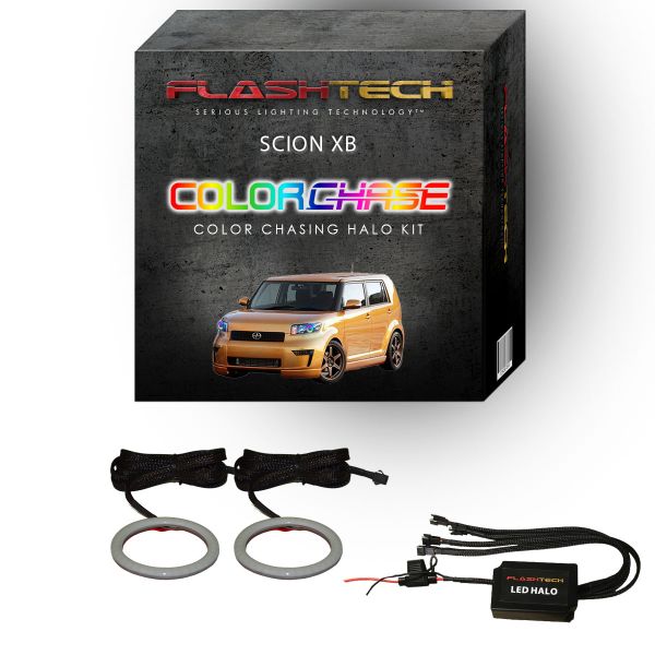 Scion xB ColorChase LED Halo Headlight Kit 2008-2010