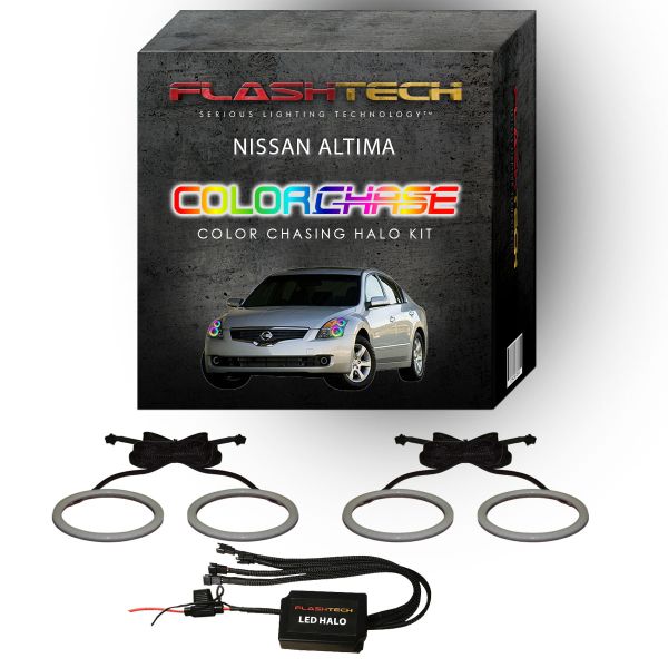 Nissan Altima Sedan ColorChase LED Halo Headlight Kit 2007-2009