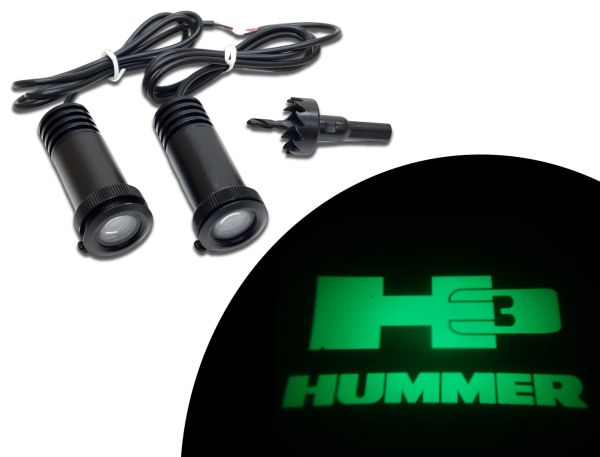 Flashtech Puddle Light Kit for Hummer H3 - Green