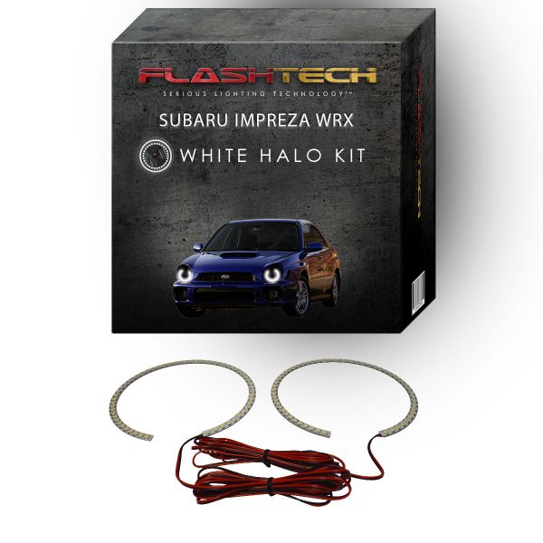 Subaru Impreza WRX White LED Halo Headlight Kit 2002-2003