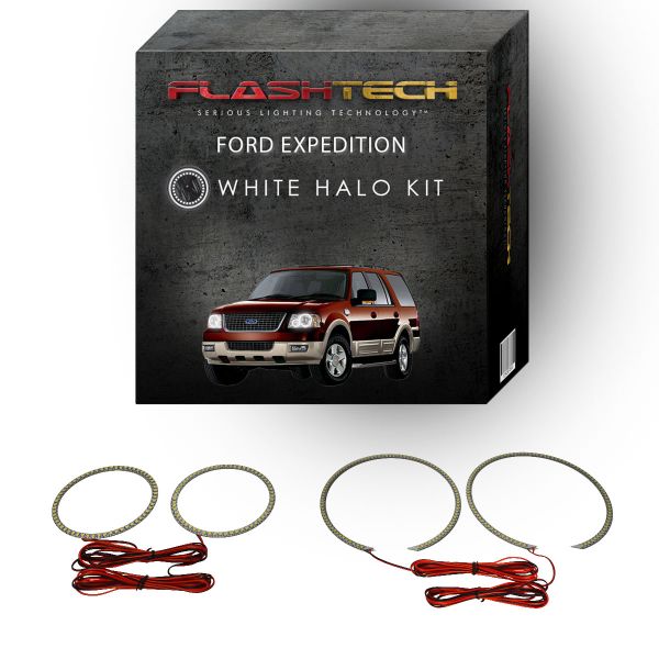 Ford Expedition White LED Halo Headlight Kit 2003-2006