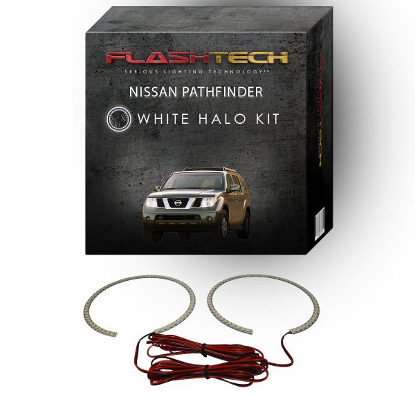 Nissan Pathfinder White LED Halo Headlight Kit 2005-2012