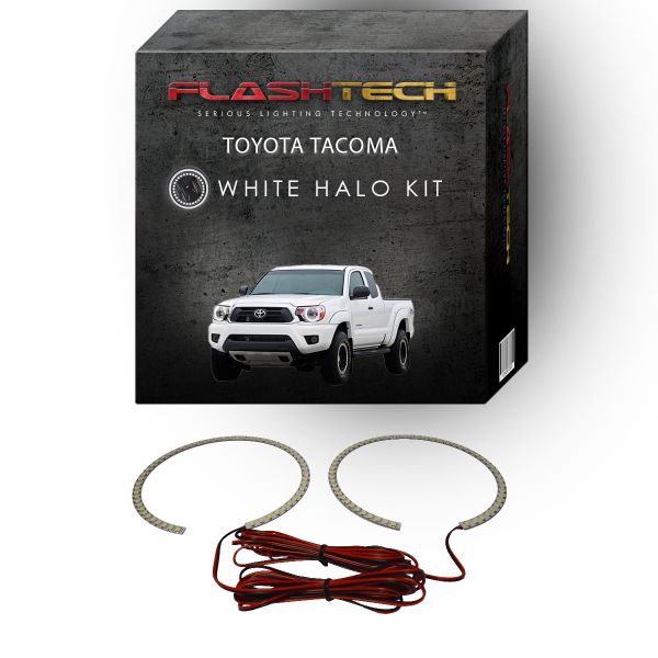 Toyota Tacoma White LED Halo Headlight Kit 2012-2015