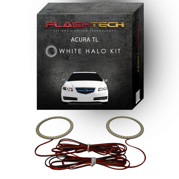 Acura TL White LED Halo Headlight Kit 2004-2008