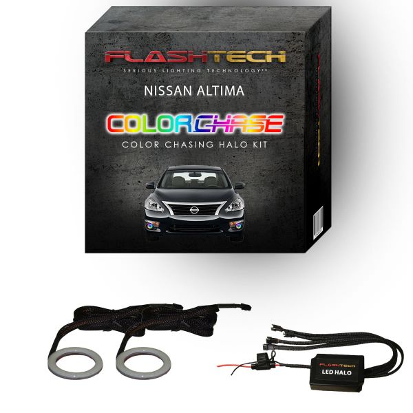 Nissan Altima Sedan ColorChase LED Halo Fog Light Kit 2013-2015