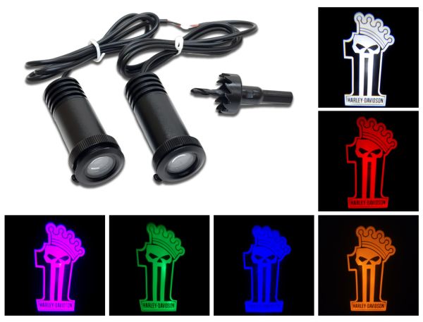 Flashtech Puddle Light Kit for Harley Davidson Willie G #1