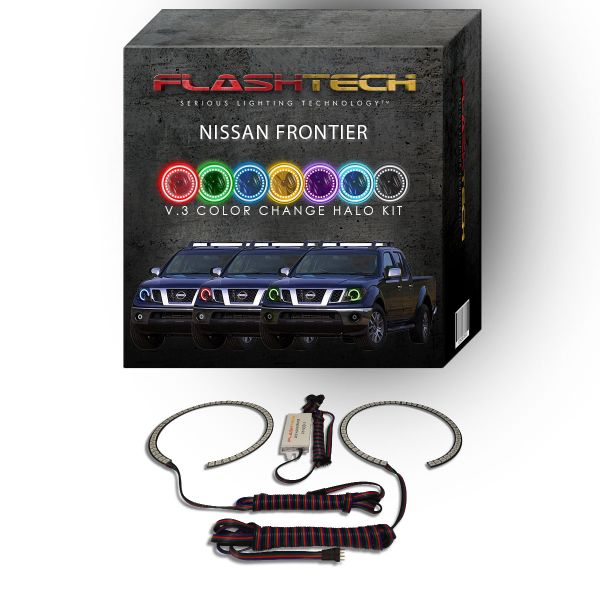 Nissan Frontier V.3 Fusion Color Change LED Halo Headlight Kit 2009-2016