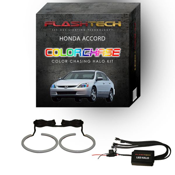 Honda Accord ColorChase LED Halo Headlight Kit 2003-2007