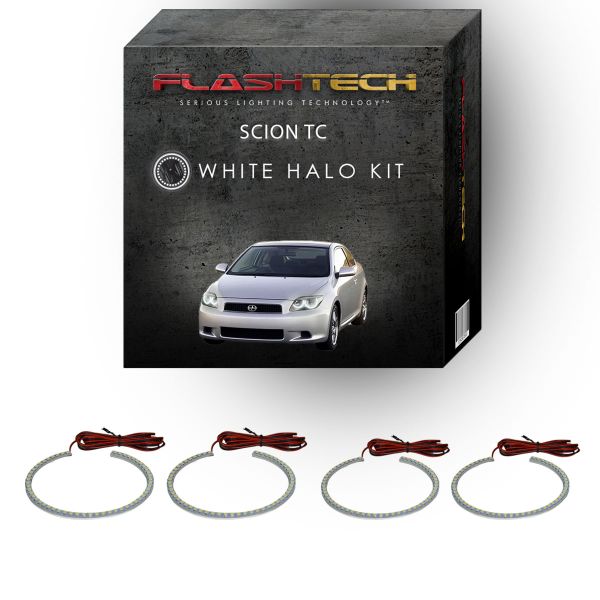 Scion TC White LED Halo Headlight Kit 2005-2007