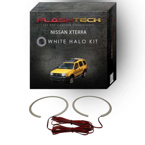 Nissan X-Terra White LED Halo Headlight Kit 2000-2001