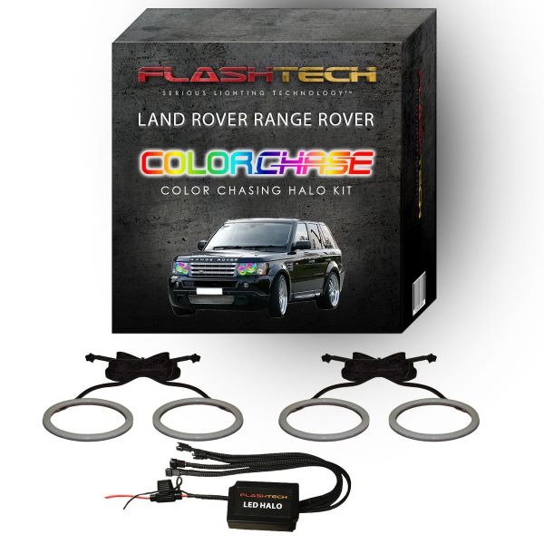 Land Rover Range Rover ColorChase LED Halo Headlight Kit 2006-2010