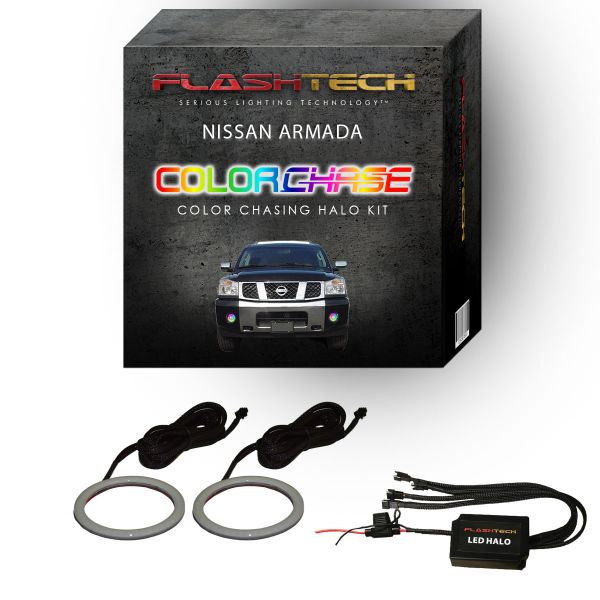 Nissan Armada ColorChase LED Halo Fog Light Kit 2004-2007