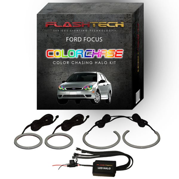 Ford Focus ColorChase LED Halo Headlight Kit 2005-2007
