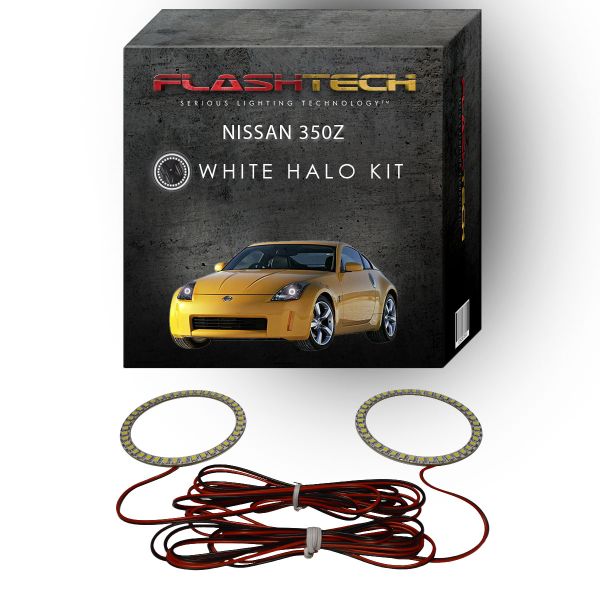 Nissan 350z White LED Halo Headlight Kit 2003-2005